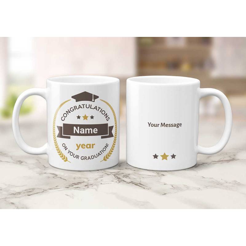 Congratulations On Your Graduation Personalised Mug