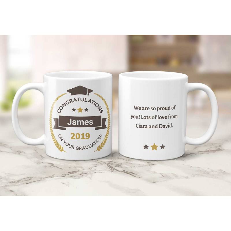 Congratulations On Your Graduation Personalised Mug