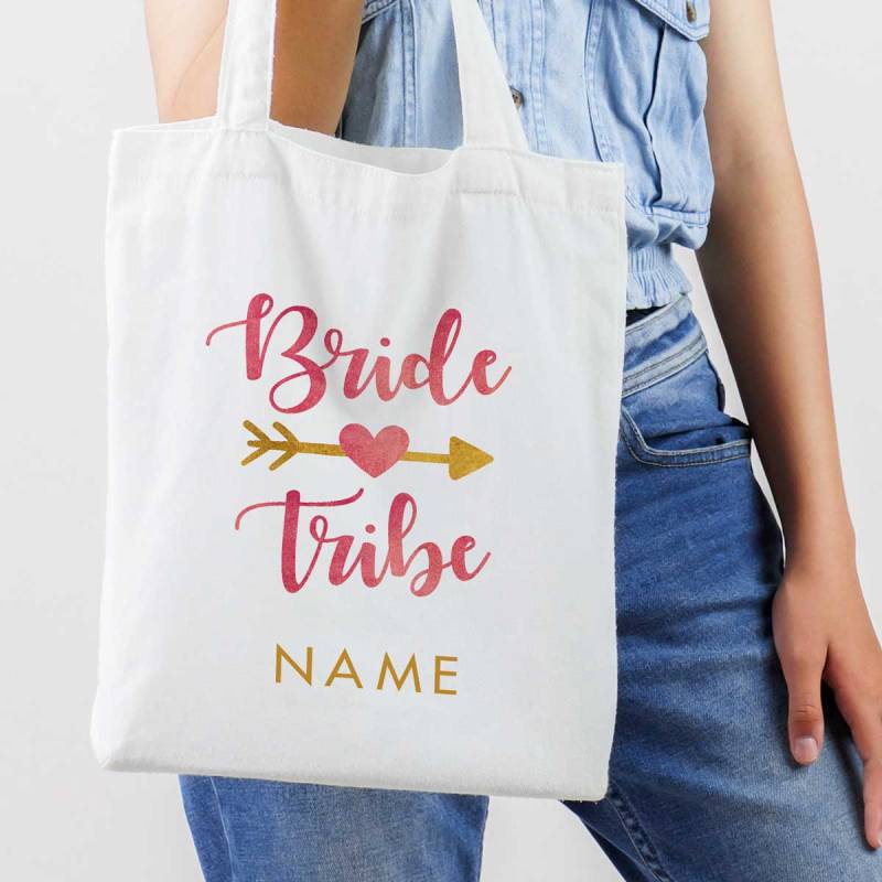 Bride Tribe Any Name Personalised Tote Bag