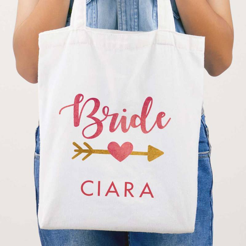 Bride Any Name Personalised Tote Bag