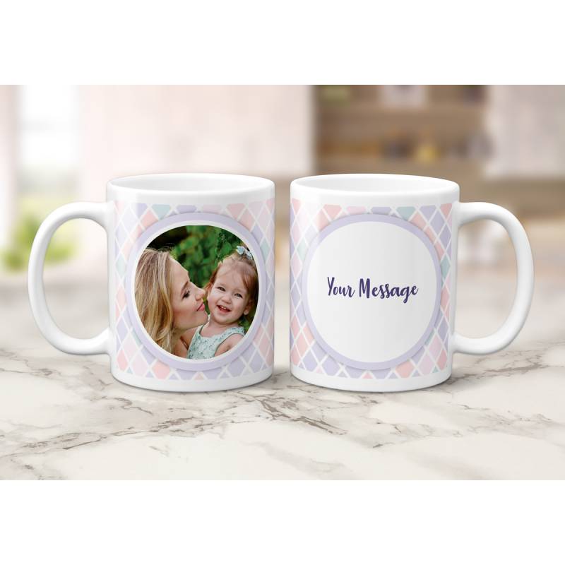 Any Photo Any Message Light Colours Personalised Mug