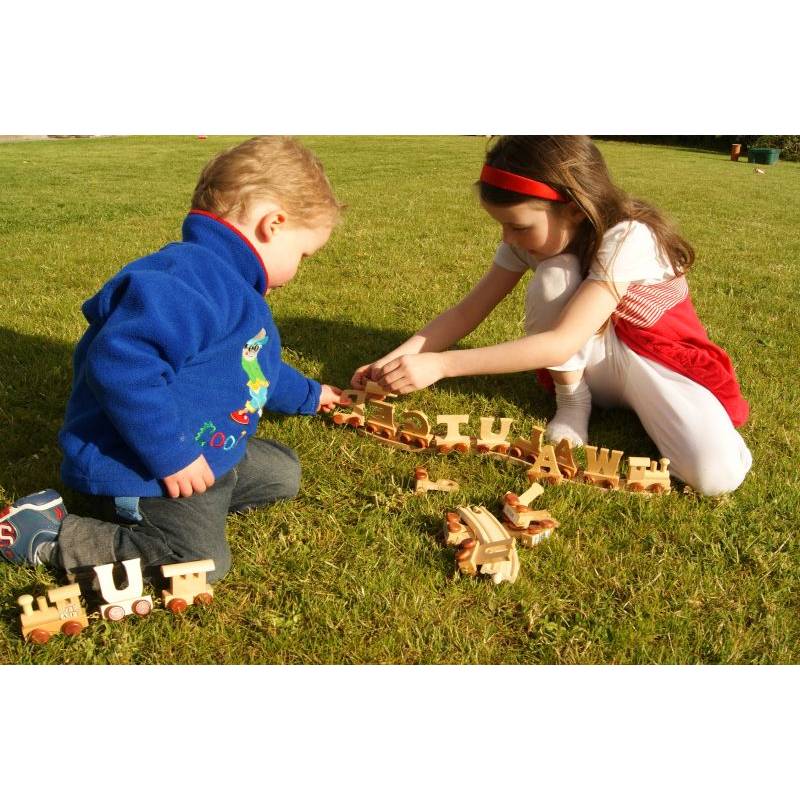 Personalised Wooden Train Name