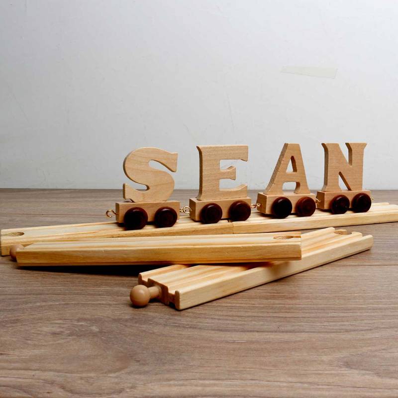 Personalised Wooden Train Name