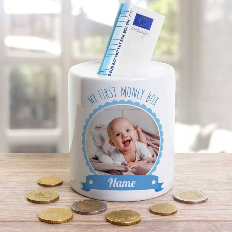 My First Money Box Personalised Money Jar