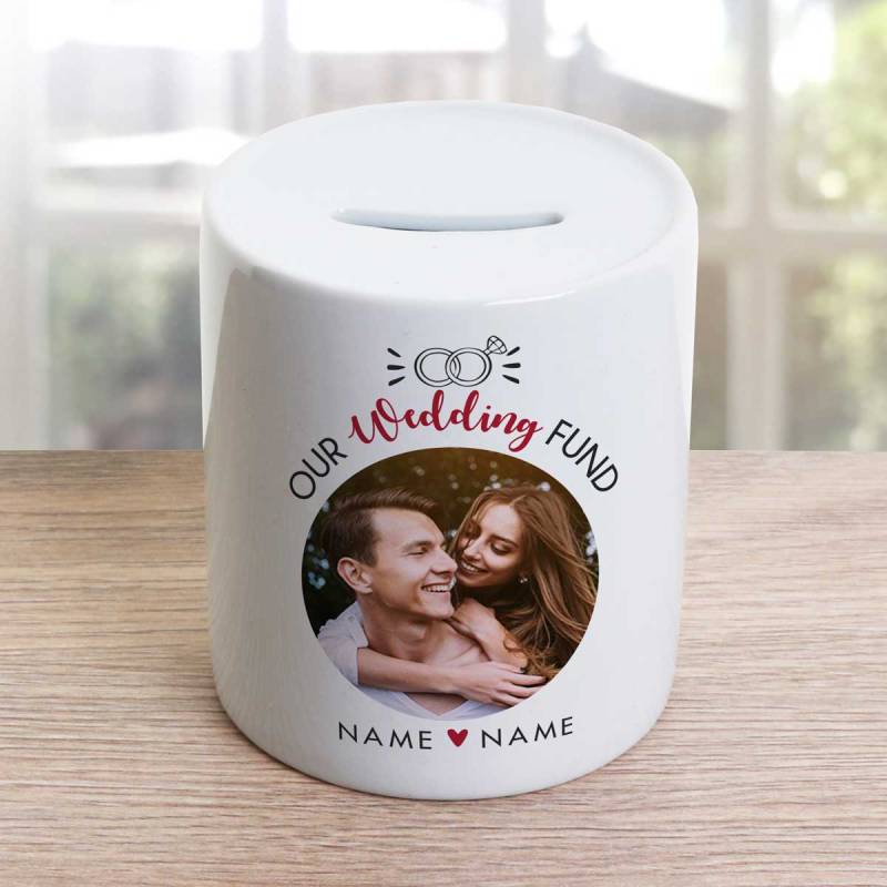 Our Wedding Fund Personalised Money Jar