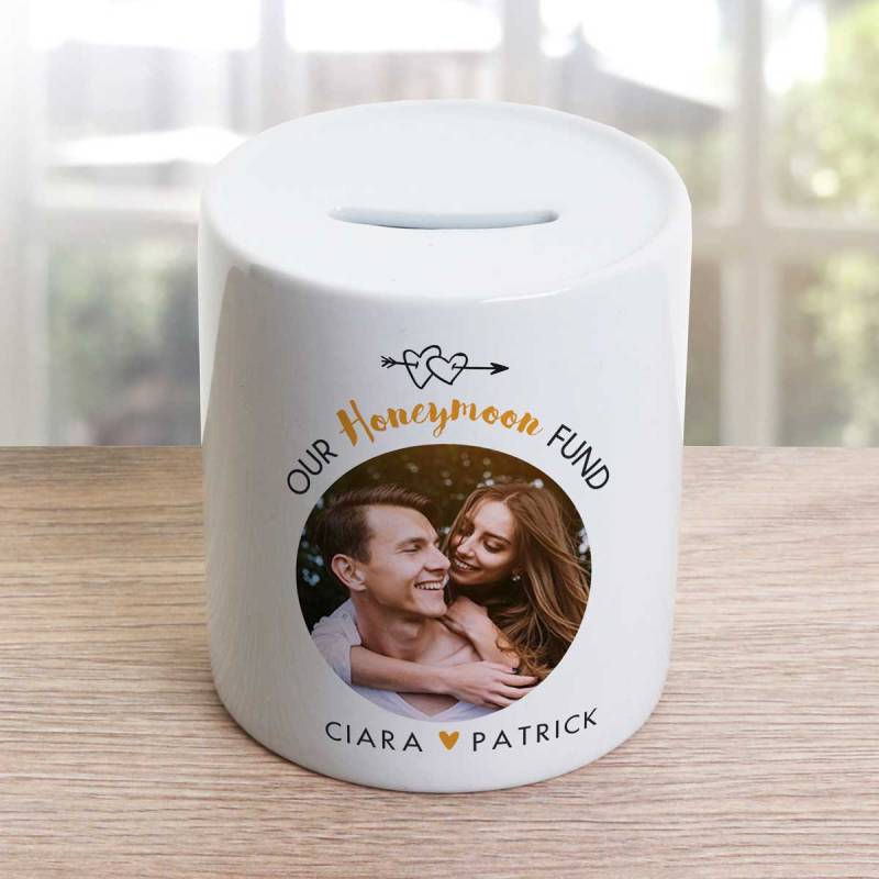 Our Honeymoon Fund Personalised Money Jar