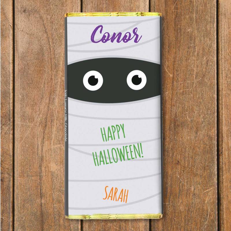 Happy Halloween Mummy Personalised Chocolate Bar