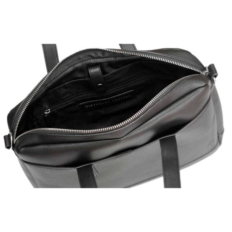 Saville Row Black Men's Satchel