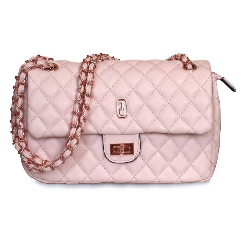 Palermo Pale Pink Padded Handbag