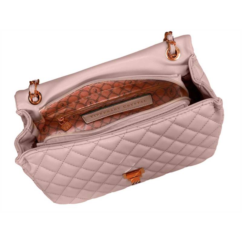 Palermo Pale Pink Padded Handbag