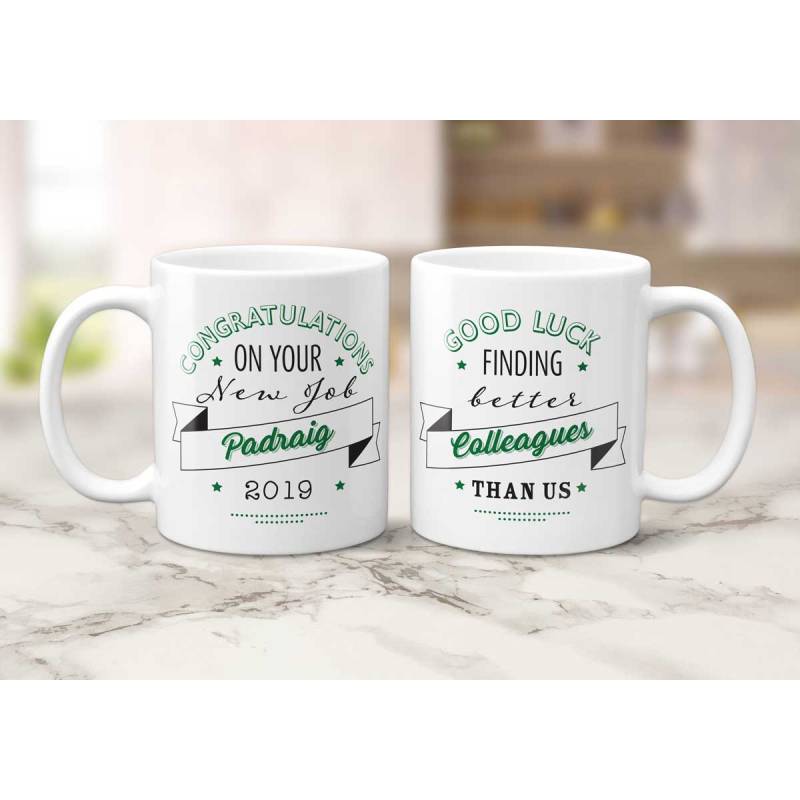 Congratulations On Your New Job - Personalised Mug