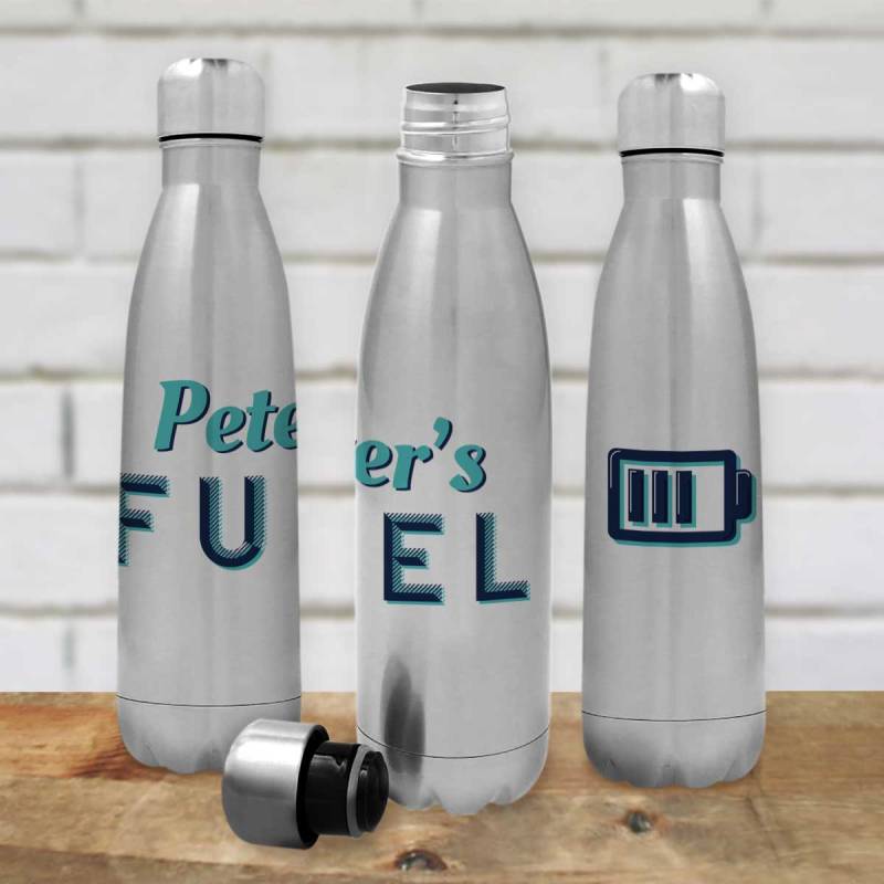 Any Name's Fuel - Personalised Stainless Steel Bottle