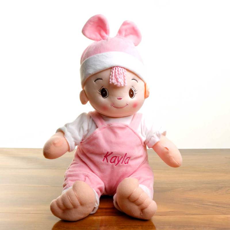 Personalised Baby Plush Velour Toy