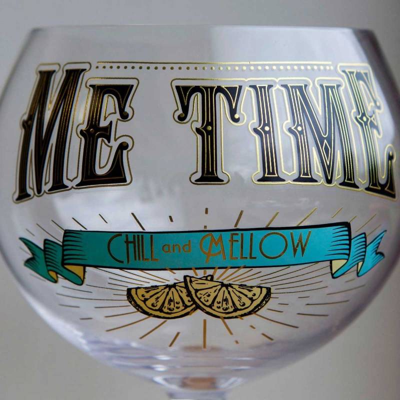 Me Time Gin Prohibition Glass