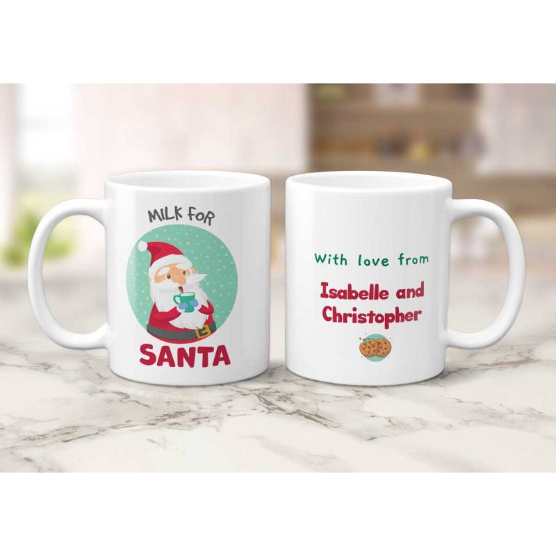 Milk For Santa - Personalised Mug