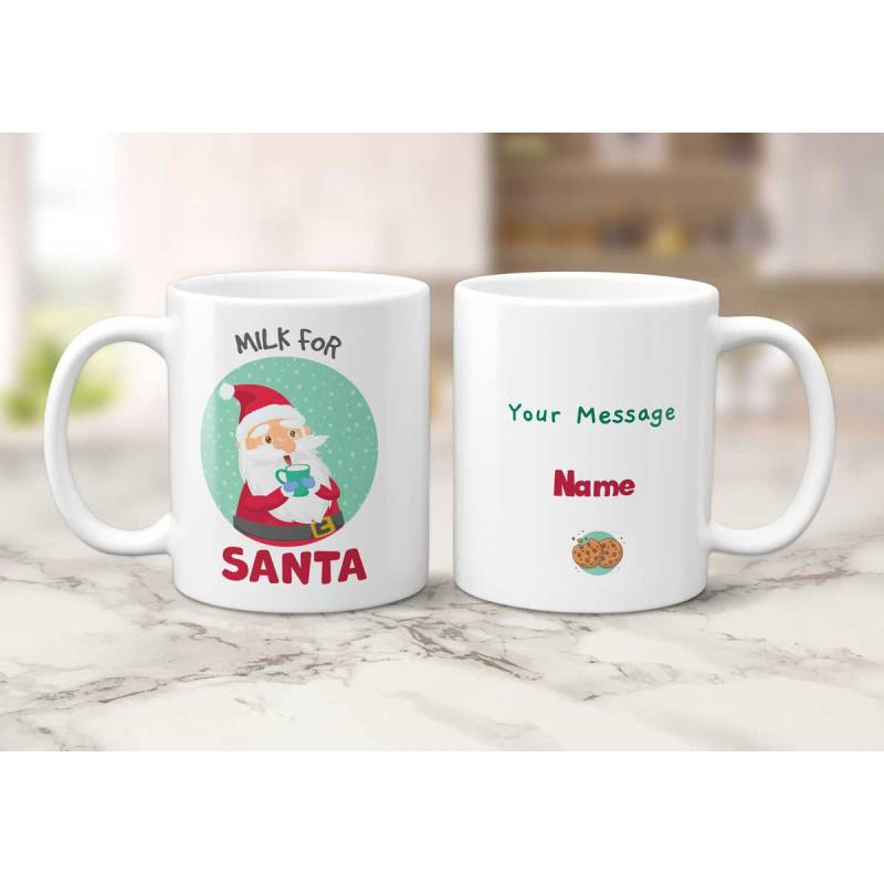 Milk For Santa - Personalised Mug