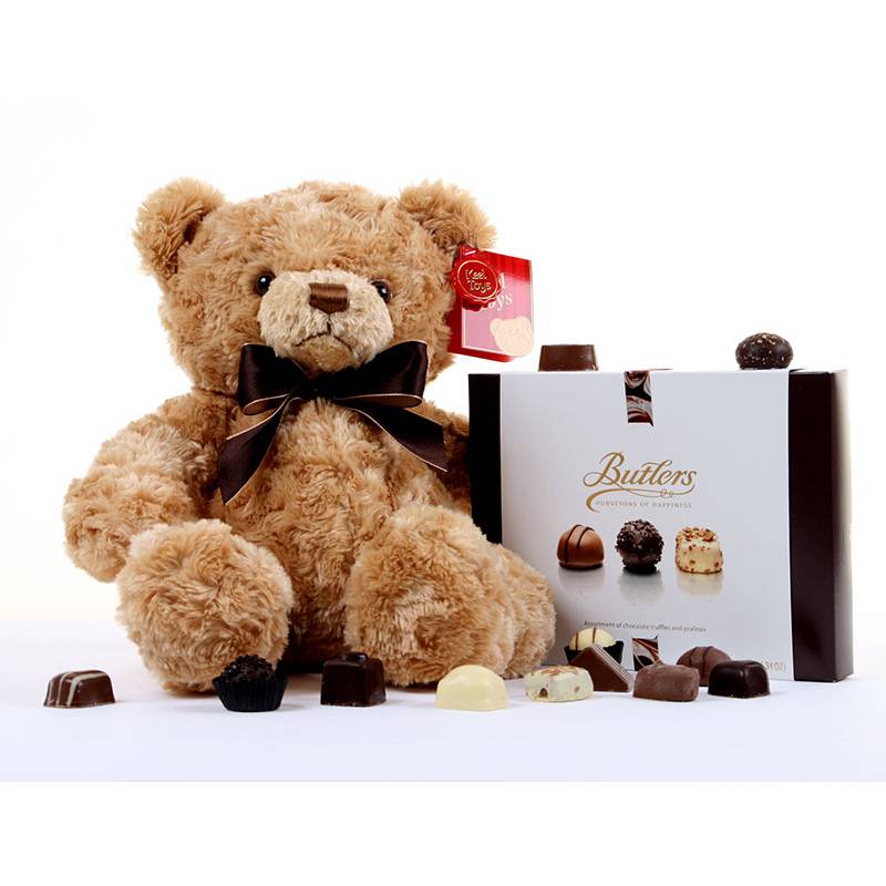 Classic Teddy Bear and Butlers Chocolates