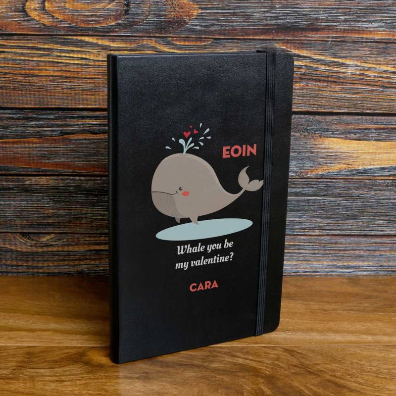 Whale You Be My Valentine? Notebook Journal