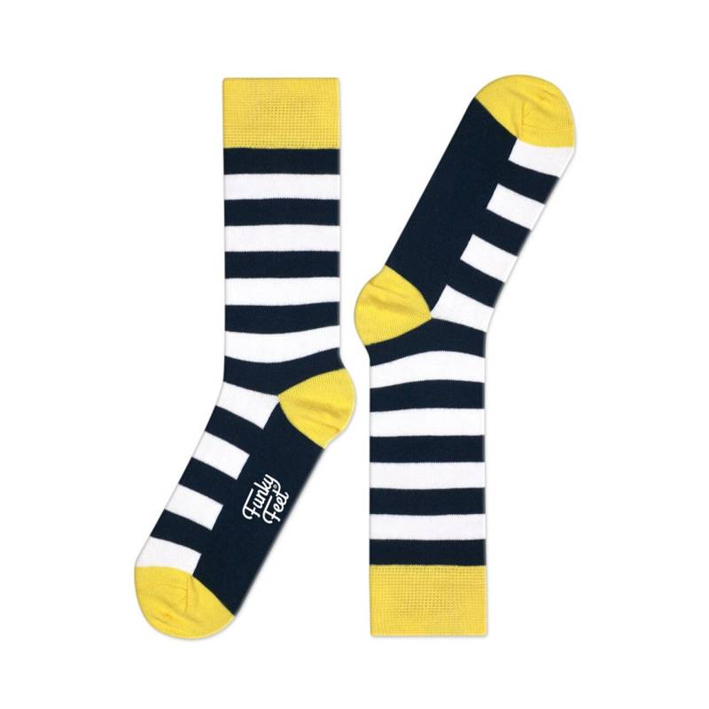 Funky Feet Men's Box Set - Wide Stripes 3 Pack