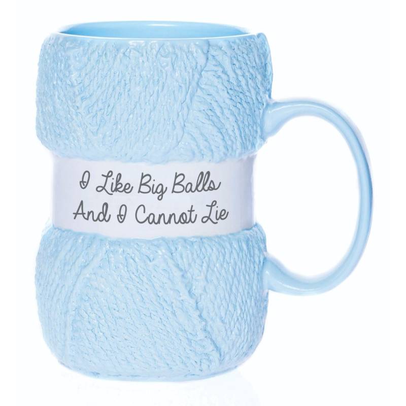 Big Balls Knitting Mug