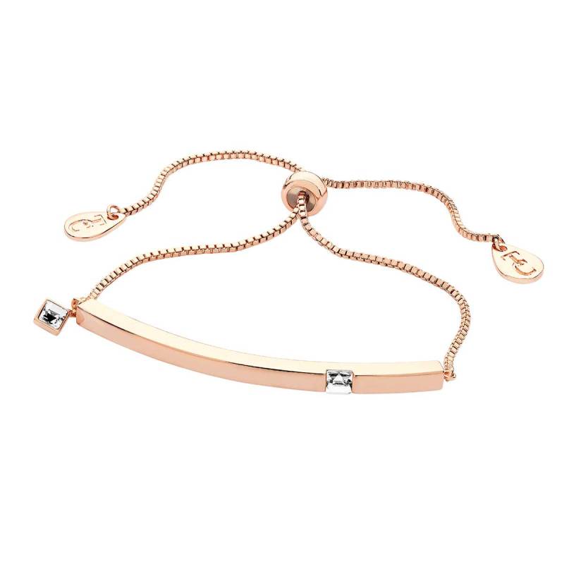 April Rose Gold Bar Birthstone Bracelet