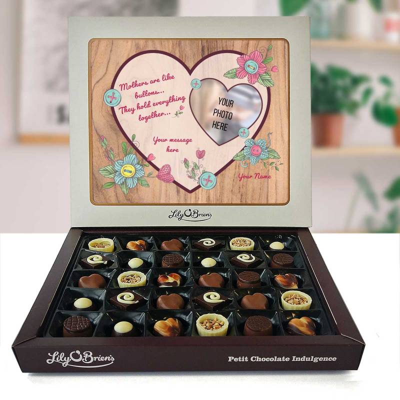 Mothers Are Like Buttons Personalised Chocolate Box 290g