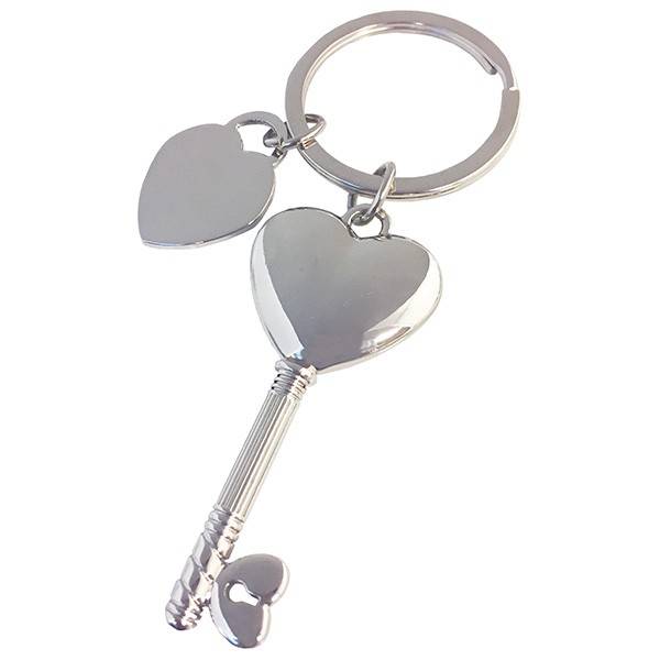 Heart Key Keyring