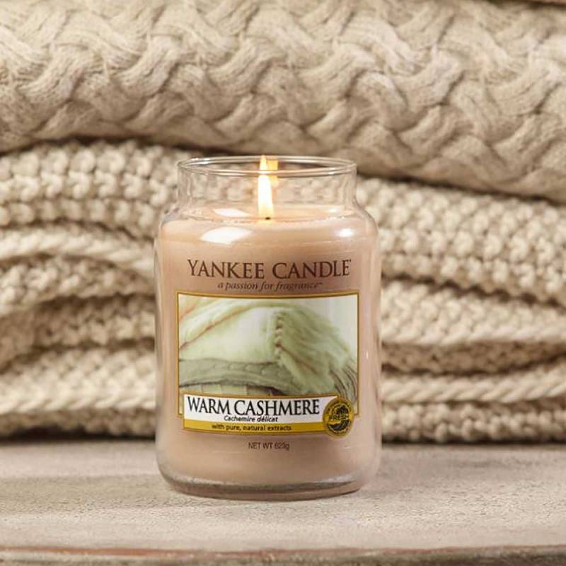 Warm Cashmere Large Jar From Yankee Candle