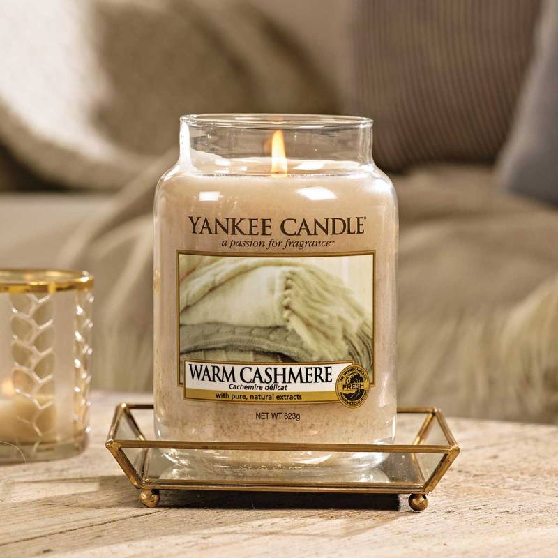 Warm Cashmere Large Jar From Yankee Candle