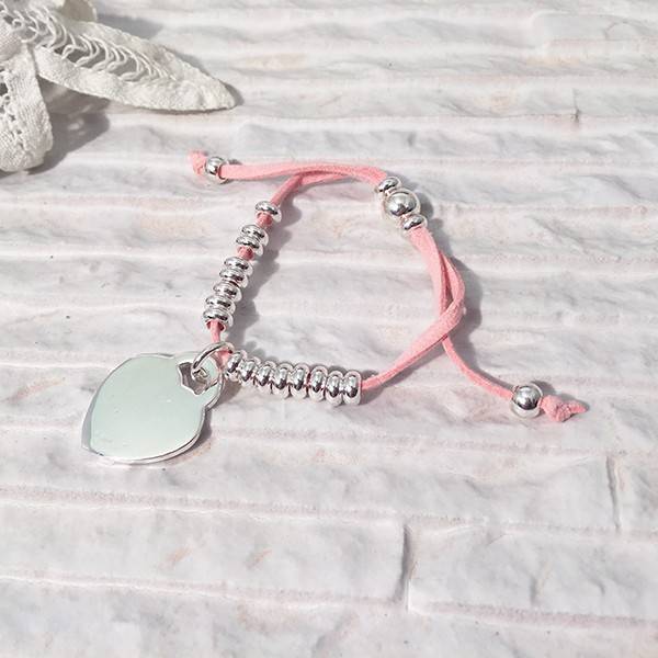 Personalised Benitas Friendship Bracelet - Pink