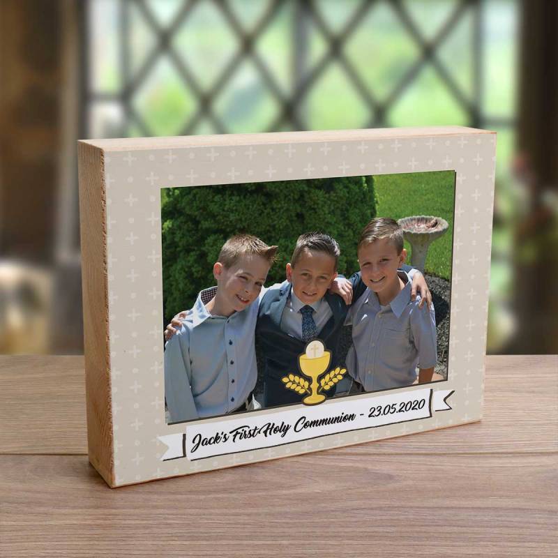 Any Message Communion - Wooden Photo Blocks