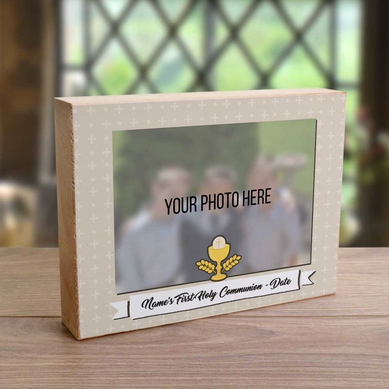 Any Message Communion - Wooden Photo Blocks