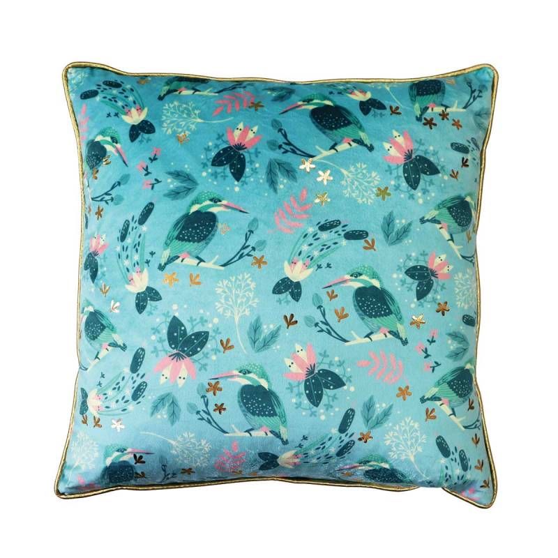 Kingfisher Tipperary Birdy Cushion