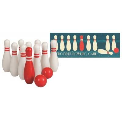 Wooden Bowling Game