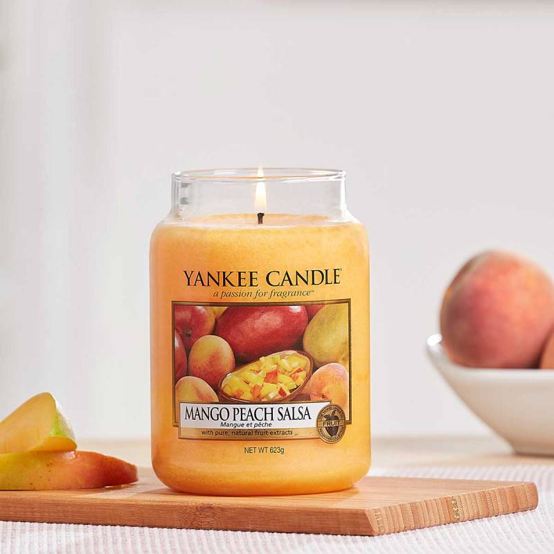 Mango Peach Salsa Large Jar From Yankee Candle