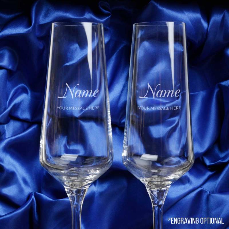 Set Of 2 Champagne Flute Gift Box