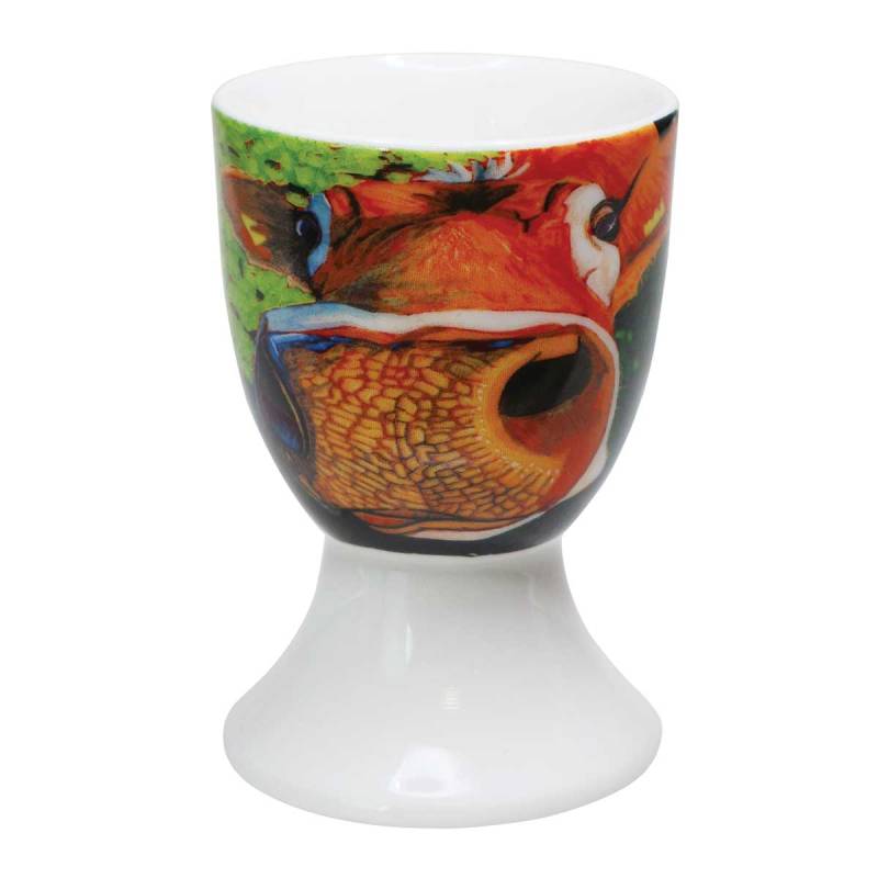 Eoin O'Connor Set of 4 Cow Egg Cup Set