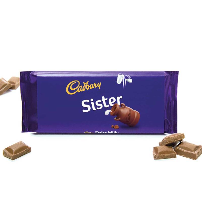 Sister - Cadbury Dairy Milk Chocolate Bar 110g