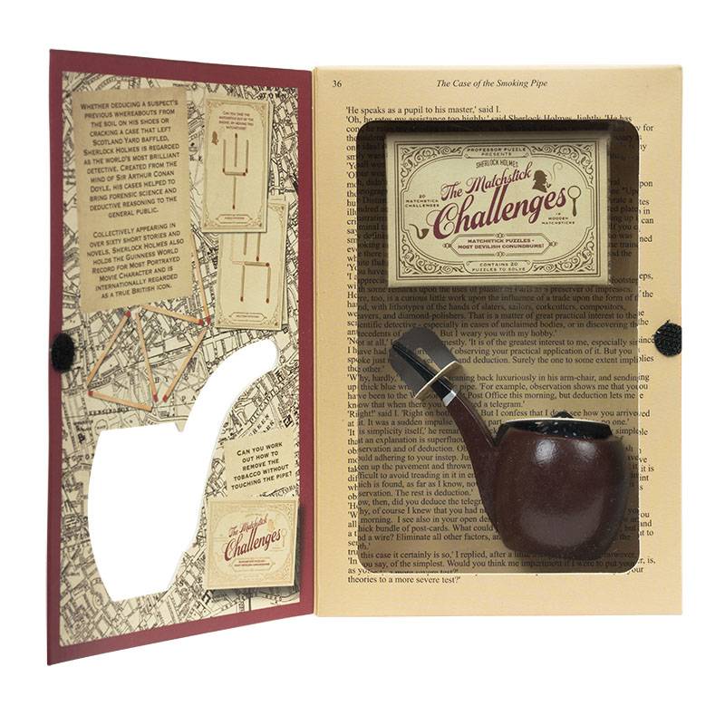 The Case of the Smoking Pipe Sherlock Holmes Puzzle