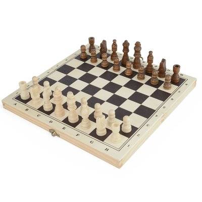 3 in 1 Games Board - Chess, Draughts and Backgammon