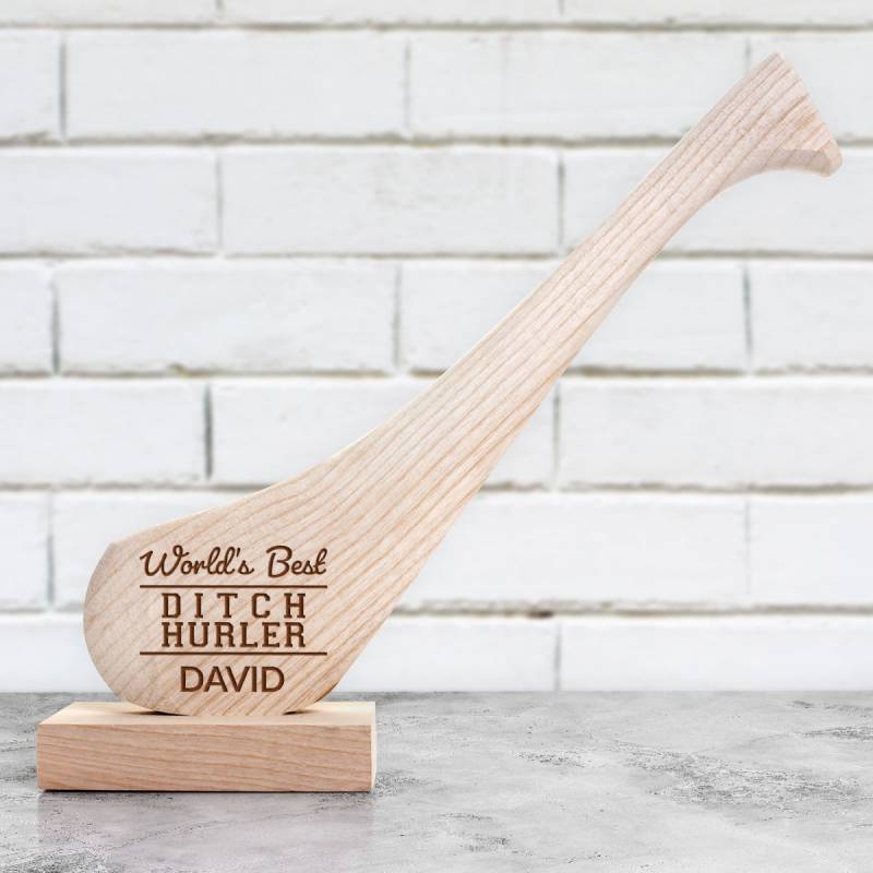 World's Best Ditch Hurler - Personalised Hurley