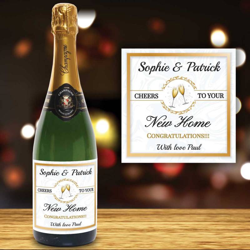 Cheers To Your New Home Personalised Champagne