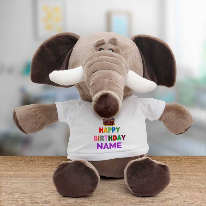 Happy Birthday Cake Any Name - Personalised Animal