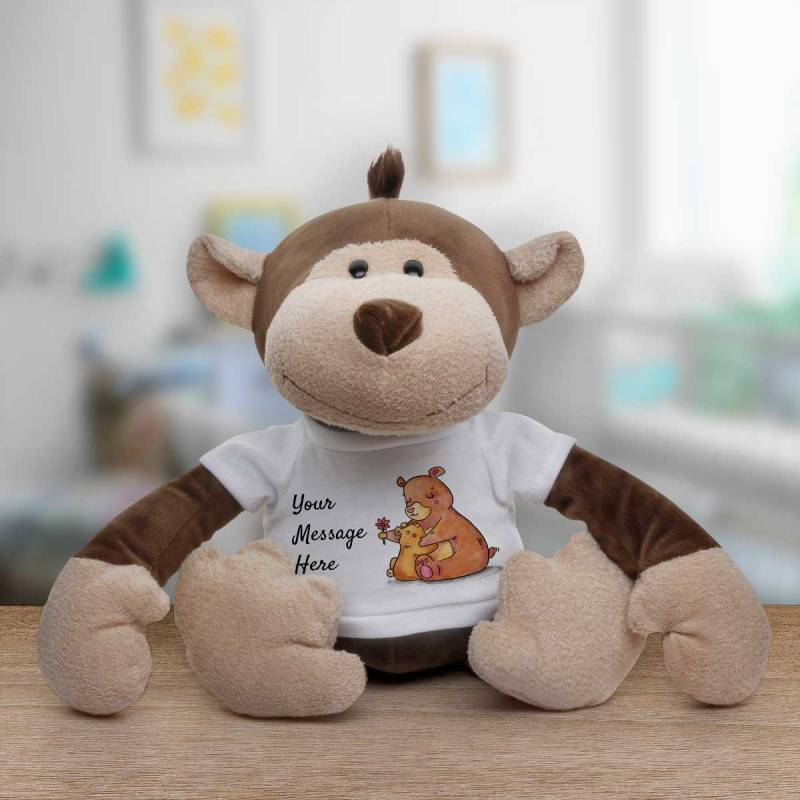 Bear Cuddles Any Message - Personalised Animal