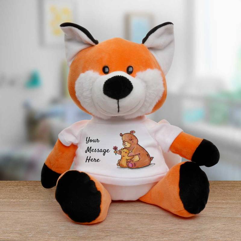 Bear Cuddles Any Message - Personalised Animal