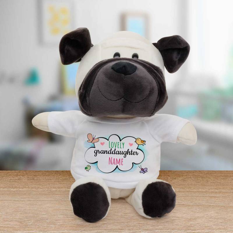 Lovely Granddaughter Any Name - Personalised Animal