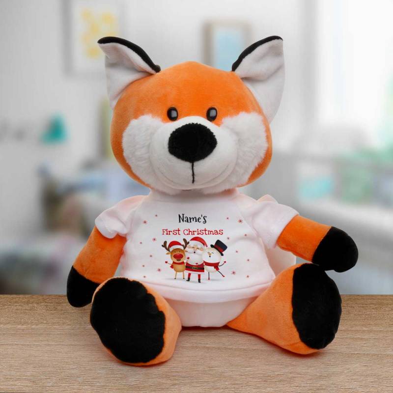 Name's First Christmas Any Name - Personalised Animal