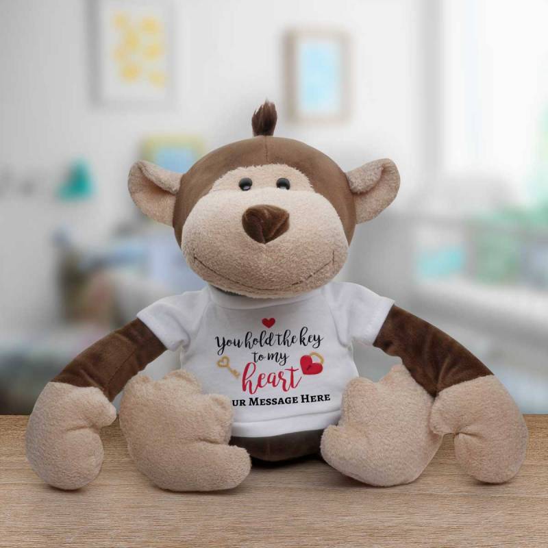 You Hold The Key To My Heart Any Message - Personalised Animal