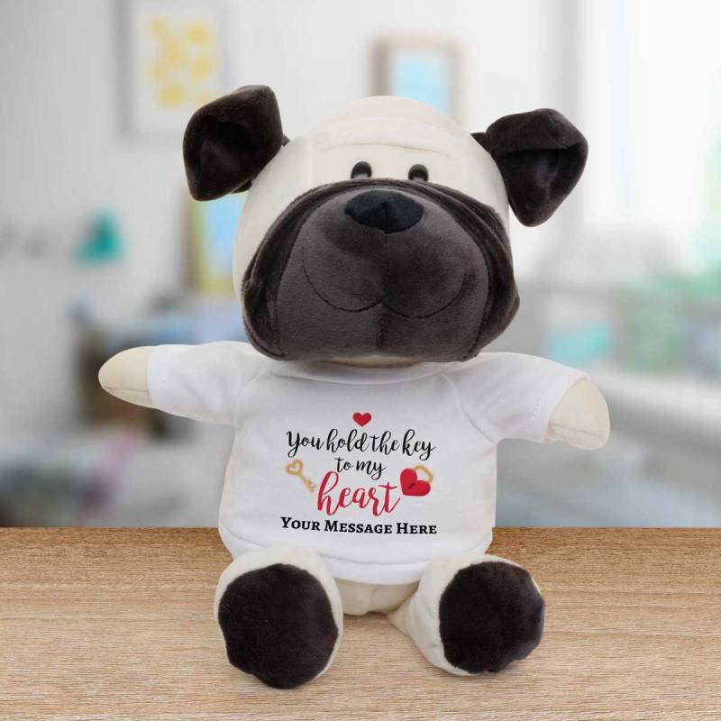 You Hold The Key To My Heart Any Message - Personalised Animal