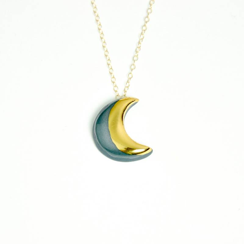 Crescent Moon Necklace from Danu